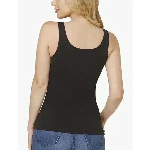 Alessandra B Women's Bra Tank Top, Wire Free, Black, L - Picture 2 of 3